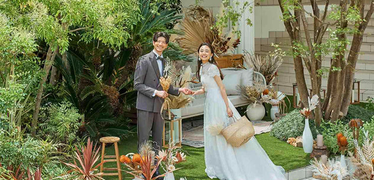 ガーデンウエディングができる結婚式場特集 | 結婚式場を探すならハナユメ