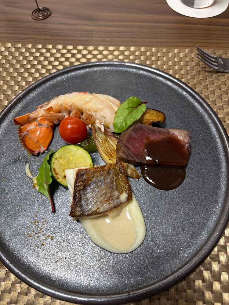 料理。美味しかった。