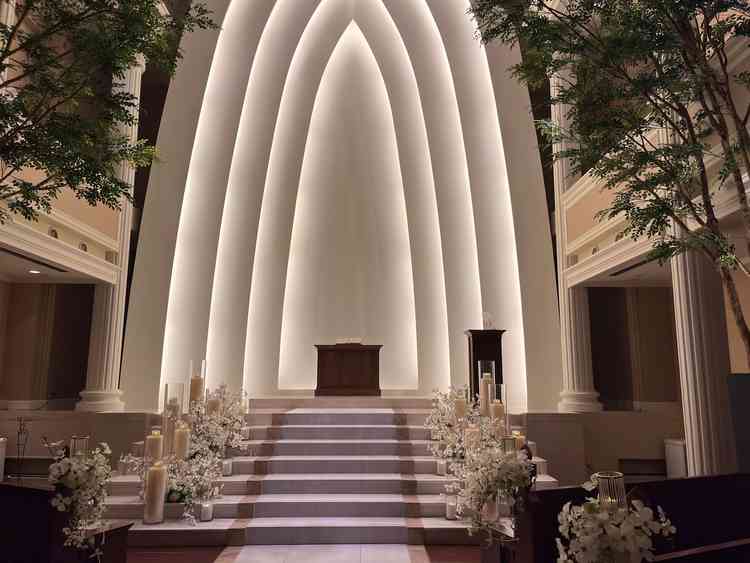 チャペルの写真。荘厳な雰囲気でよかった。