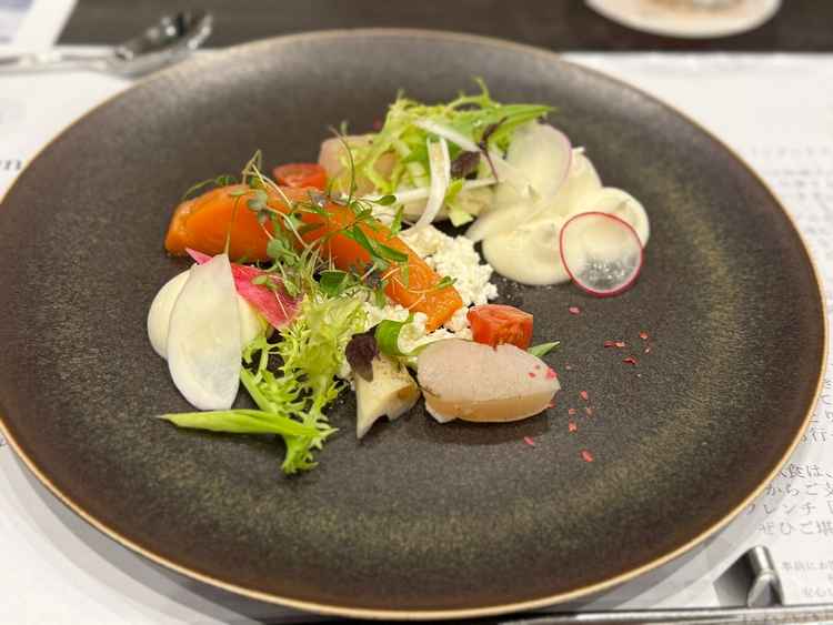 試食一品目。とても美味しくて驚きました