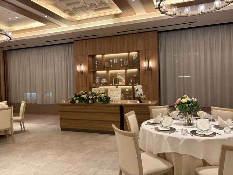 披露宴会場高砂