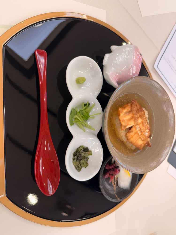 フェアで出していただいた鯛茶漬け
