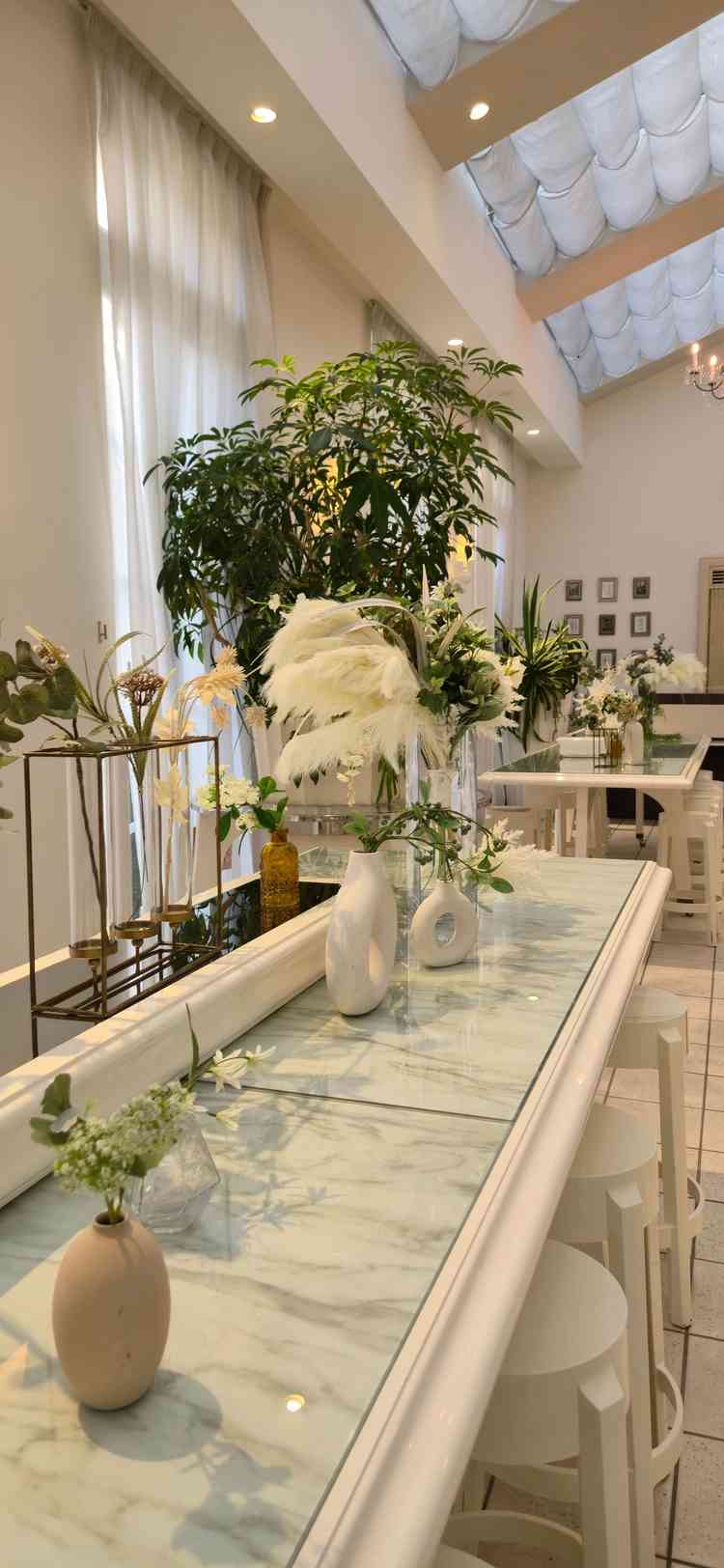 ウェルカムスペースとして自分たちらしい装飾にできそうだった