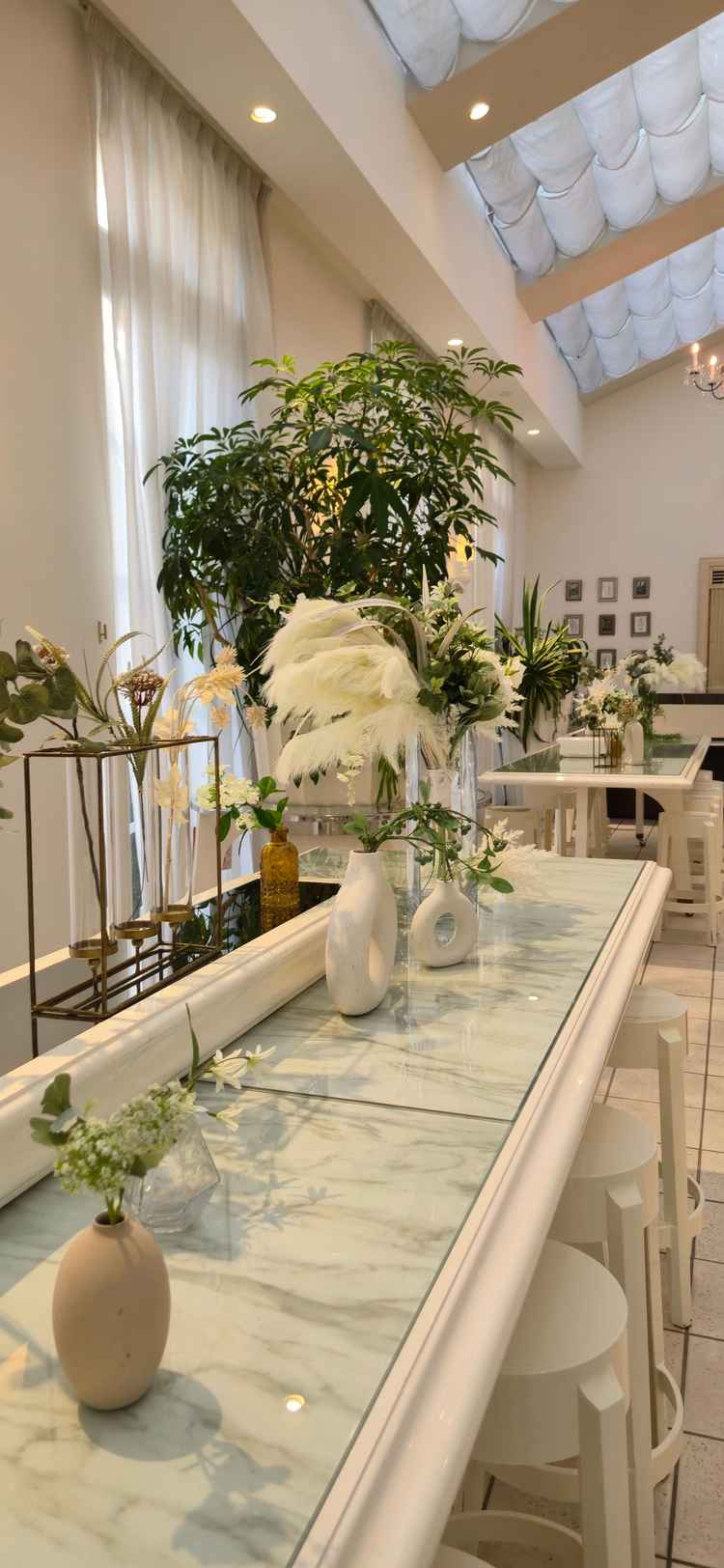 ウェルカムスペースとして自分たちらしい装飾にできそうだった