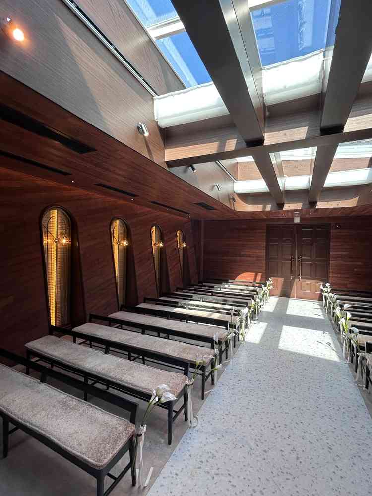 チャペル✨木の温もり、香りが最高でした！