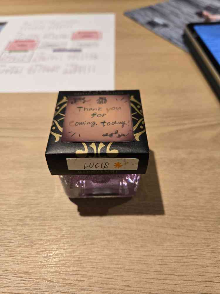 キャンドルサプライズの演出でお出迎えしていただいた。