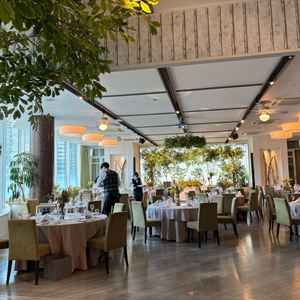 ボタニカルがテーマだったお部屋で緑が豊富に含まれていました