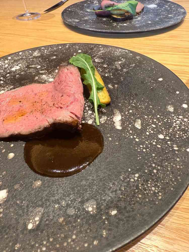 試食、ローストビーフ