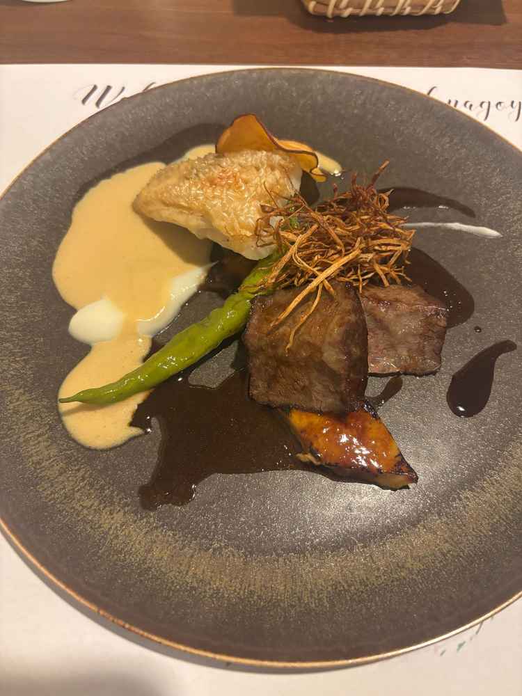 試食会の料理。妊婦用にも配慮していただき、提供してくださいました。味も見た目も満足でした。