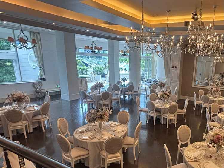 披露宴会場。3種類のコンセプトから自分に合った会場を選択できる。