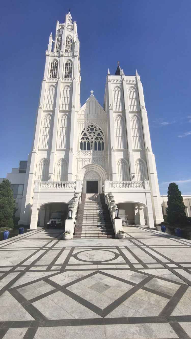 大聖堂の外観。迫力がすごかったです