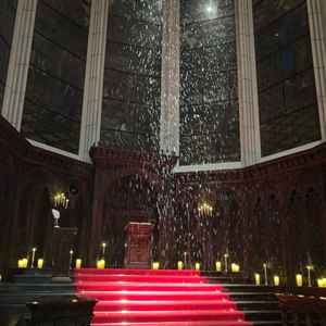 演出のスノー。神秘的でした。