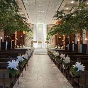 表参道のケヤキ並木をイメージした木と温かみのあるライトアップが気に入りました！