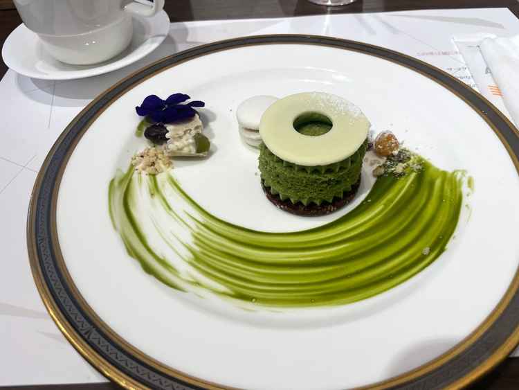 コースのデザート試食