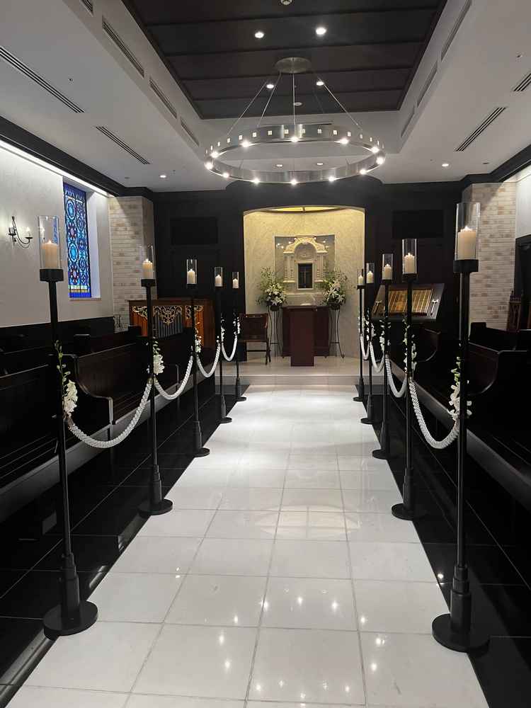 対面式のチャペル。