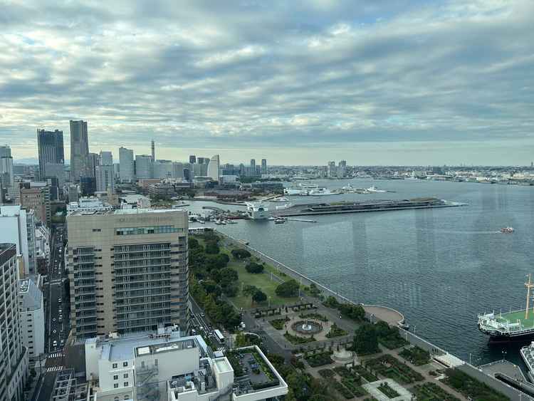 最上階挙式場からの景色