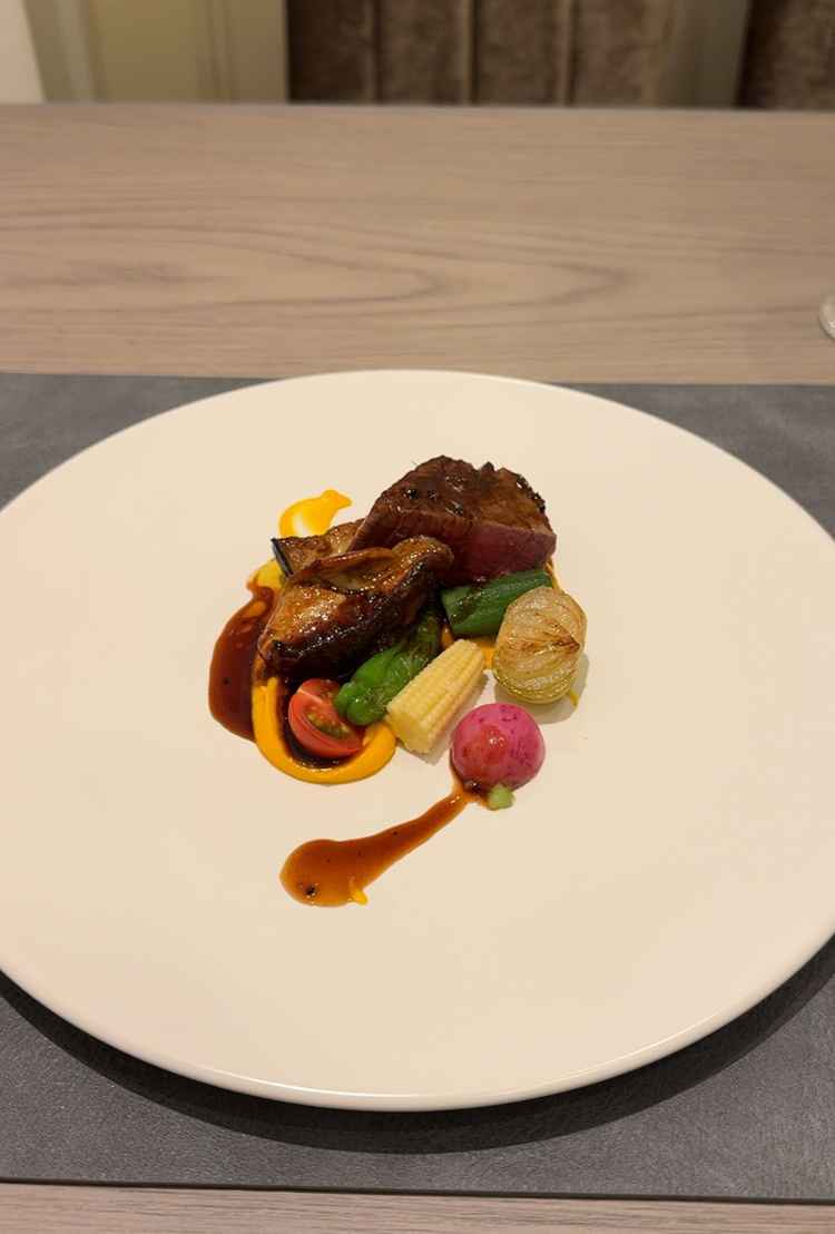 メインの料理が美味しかった。料理重視の夫も納得していました。