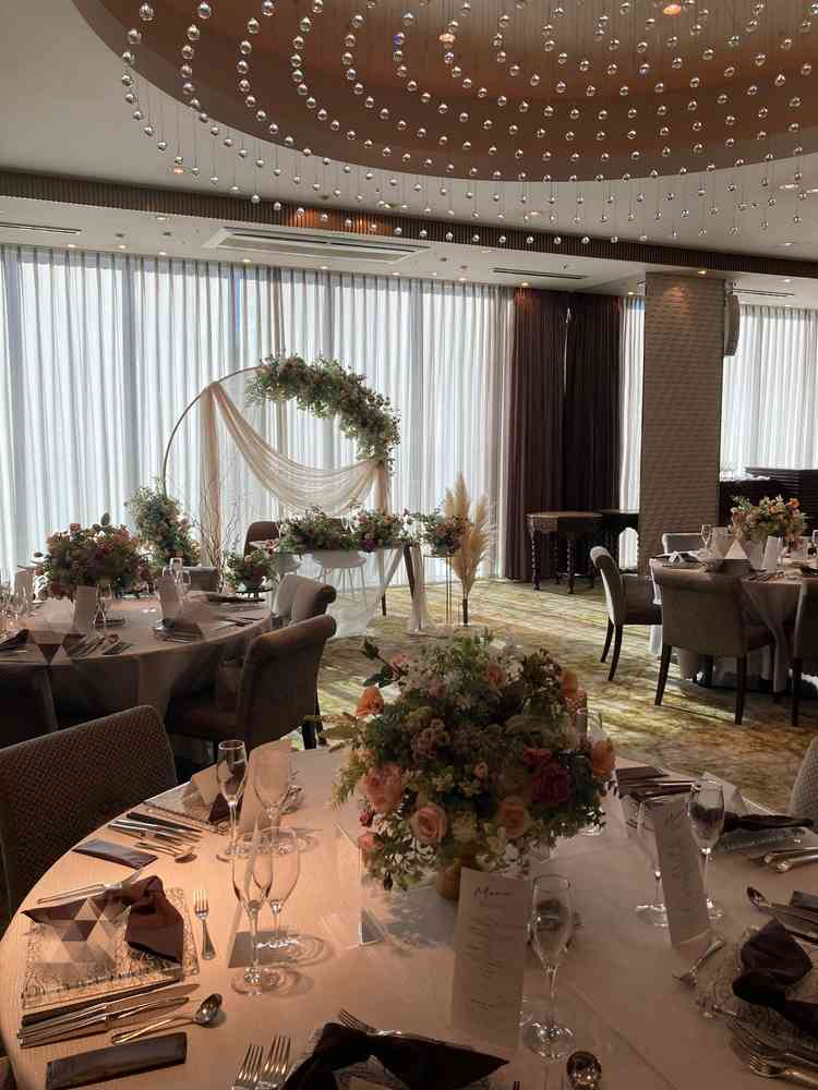 披露宴の会場です。