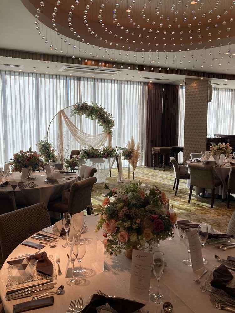 披露宴の会場です。