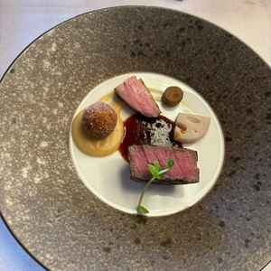 試食会のメインのお肉の写真です。お肉がとにかく柔らかかった。