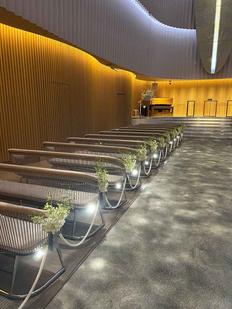 挙式場の海の中をイメージしたパターン