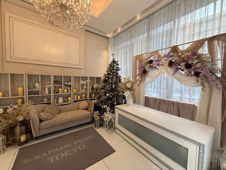 披露宴会場の外側から入る時のエントランスです。出席者のお見送りもこちらでするとの事でした。