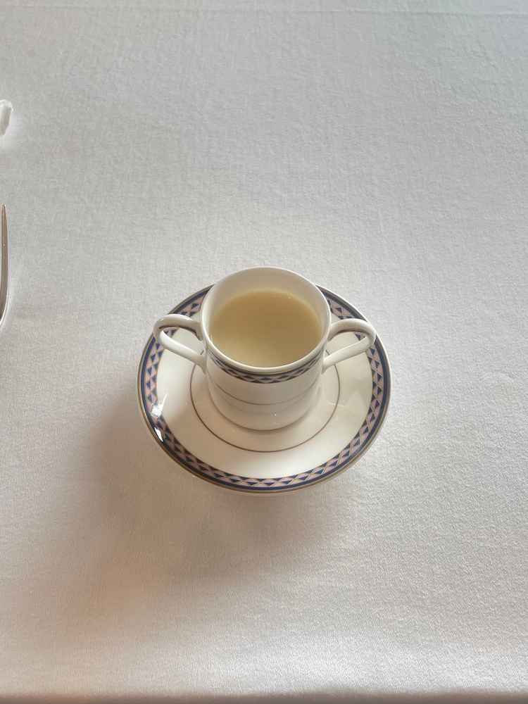 試食①　香り豊かなスープ。