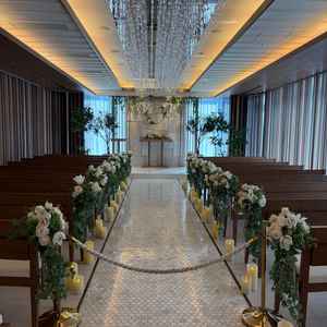 チャペルの写真。まとまりのある空間で良かったです。