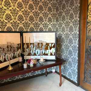 内装の中でも壁紙には特にこだわりを感じました。