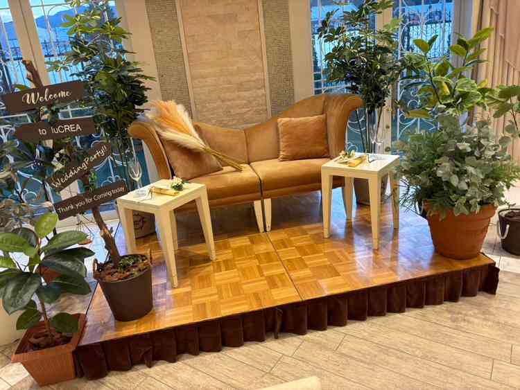 憧れのソファー席で感動しました。