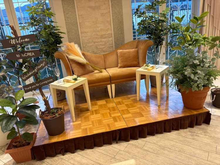 憧れのソファー席で感動しました。