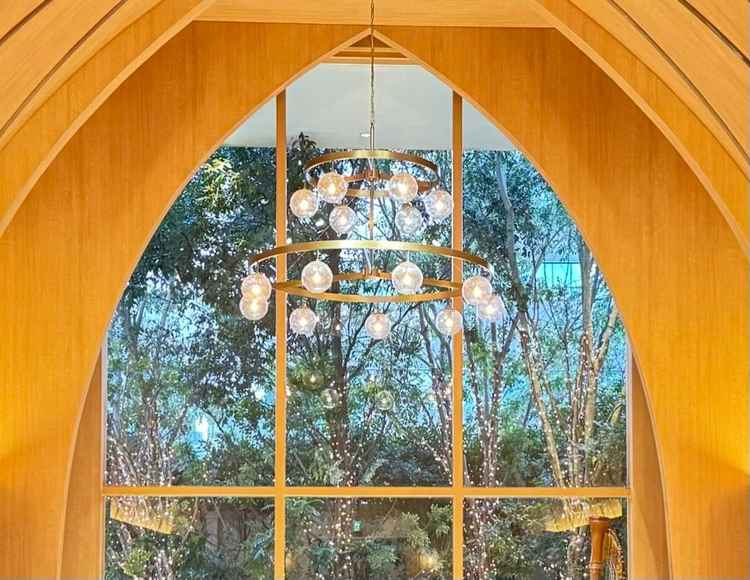 チャペルから見える外の景色