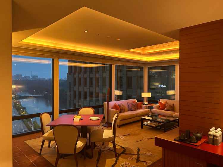 実際に親族控え室として利用されるホテルのスイートルーム