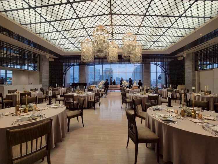 各披露宴会場ごとにコンセプトがあり、洗練されている