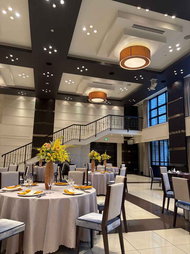 上の披露宴会場