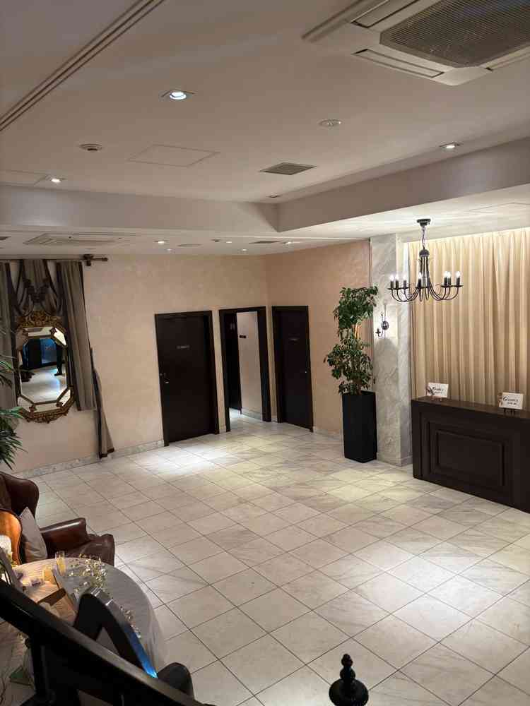 披露宴会場への動線です。