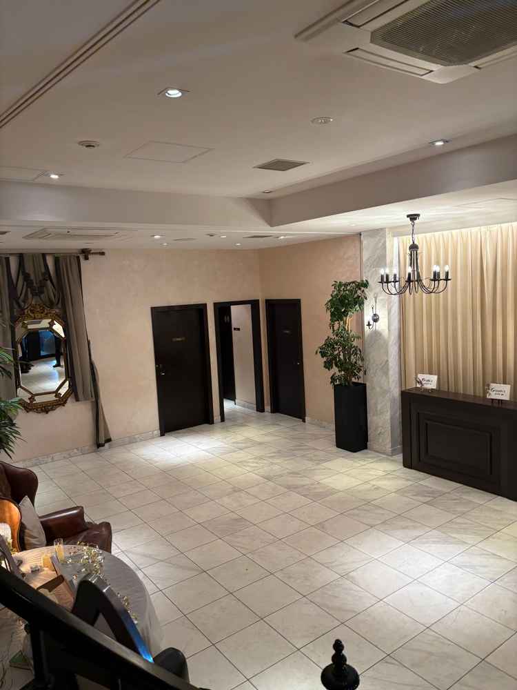 披露宴会場への動線です。