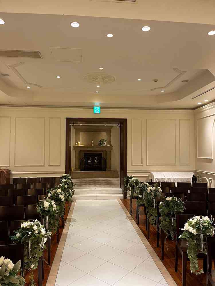 式場のチャペル