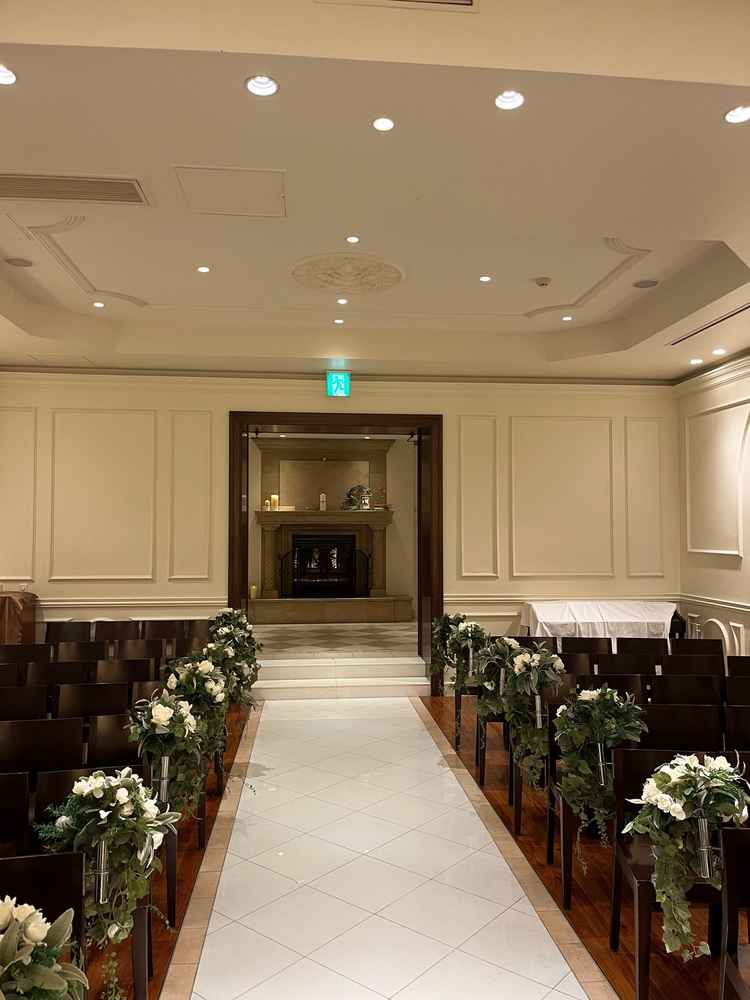 式場のチャペル