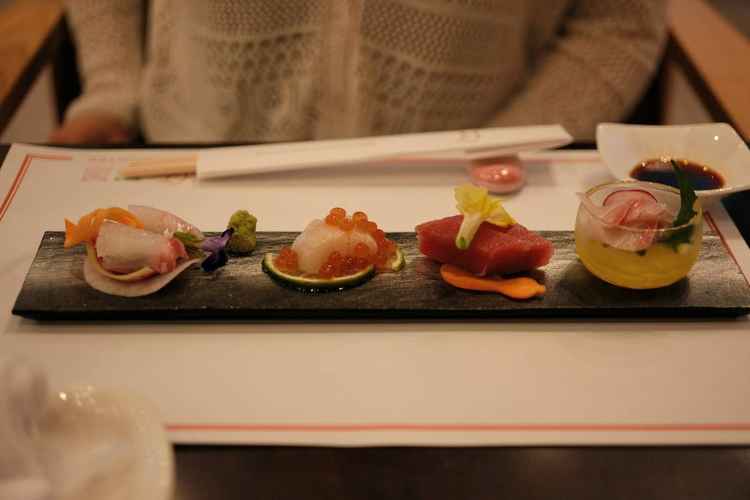 試食でいただいたお造りはどれも新鮮で食べてしまうのがもったいないくらい美味しかったです。