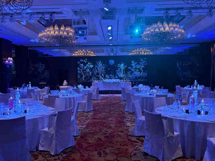 披露宴会場の様子