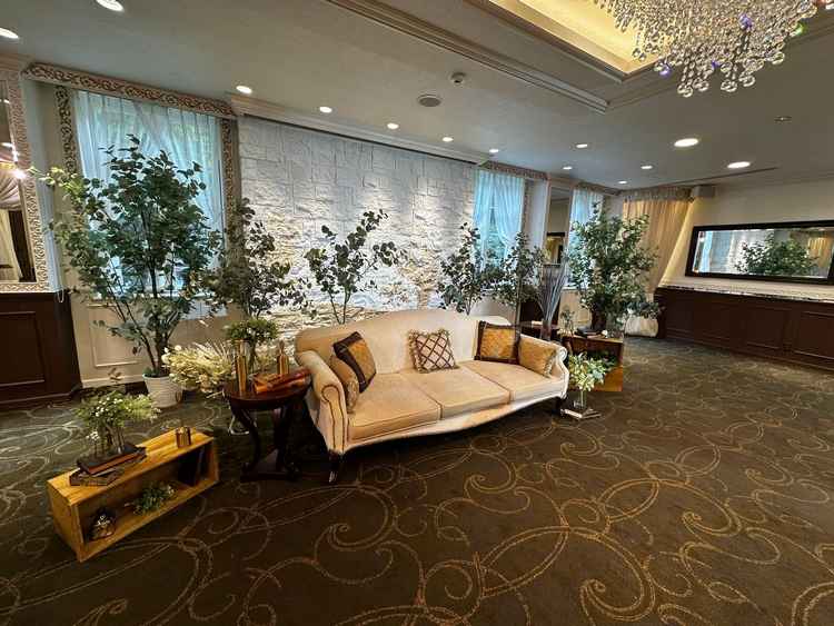 披露宴会場のメイン席