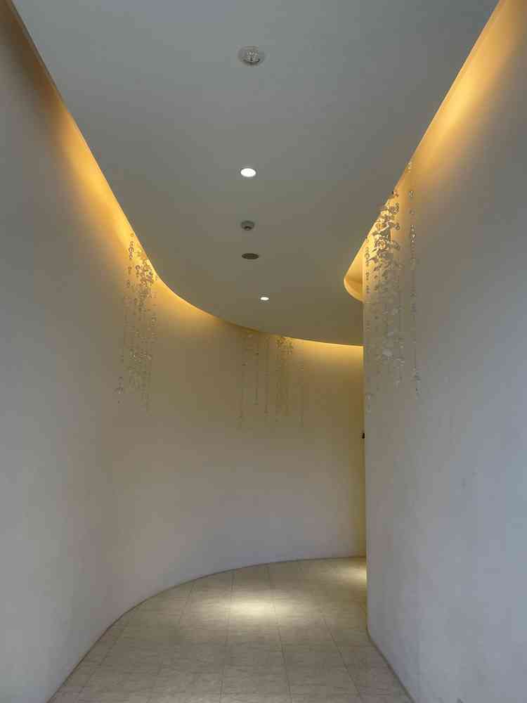 チャペルまでの通路