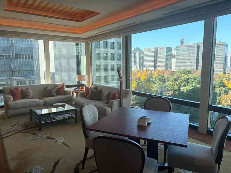 宿泊できるスイートルームの写真