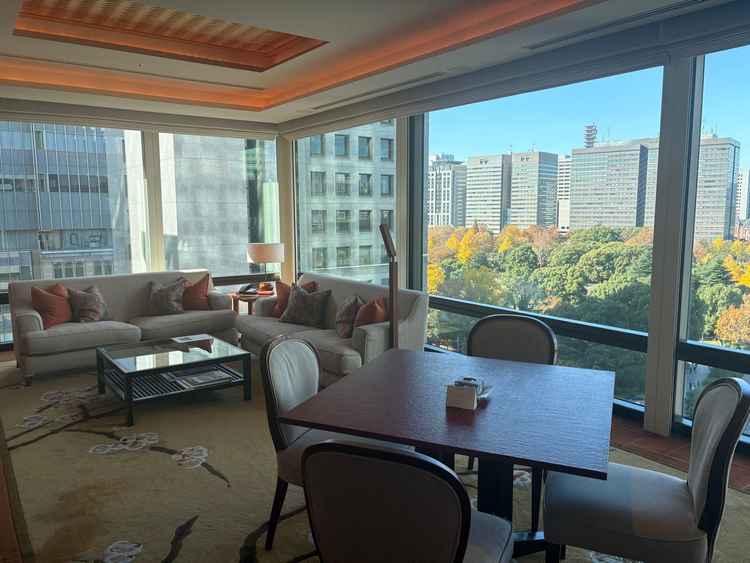 宿泊できるスイートルームの写真