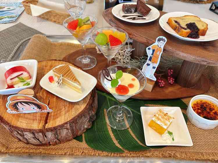 試食が豪華。シェフが好みからオリジナルのメニューを作ってくれた