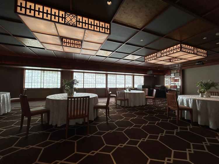 披露宴会場　MIZUHA（瑞葉）の高砂からみた景色