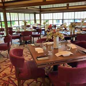 披露宴会場　高砂方面から見た景色