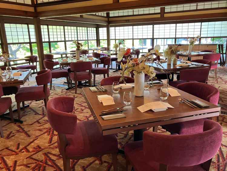 披露宴会場　高砂方面から見た景色