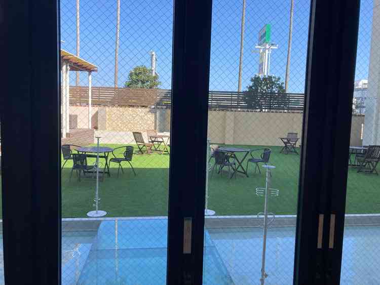 披露宴会場のガーデンです